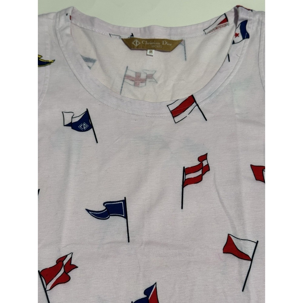 Christian Dior Sports Rare Vintage Y2K Tennis/Golf Style Tank Top Medium - Picture 5 of 10
